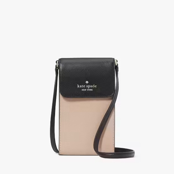 kate spade Handbags - Kate Spade Staci North South Flap Phone Crossbody Warm Beige